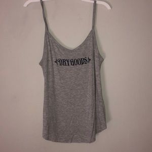 Dry goods tank top